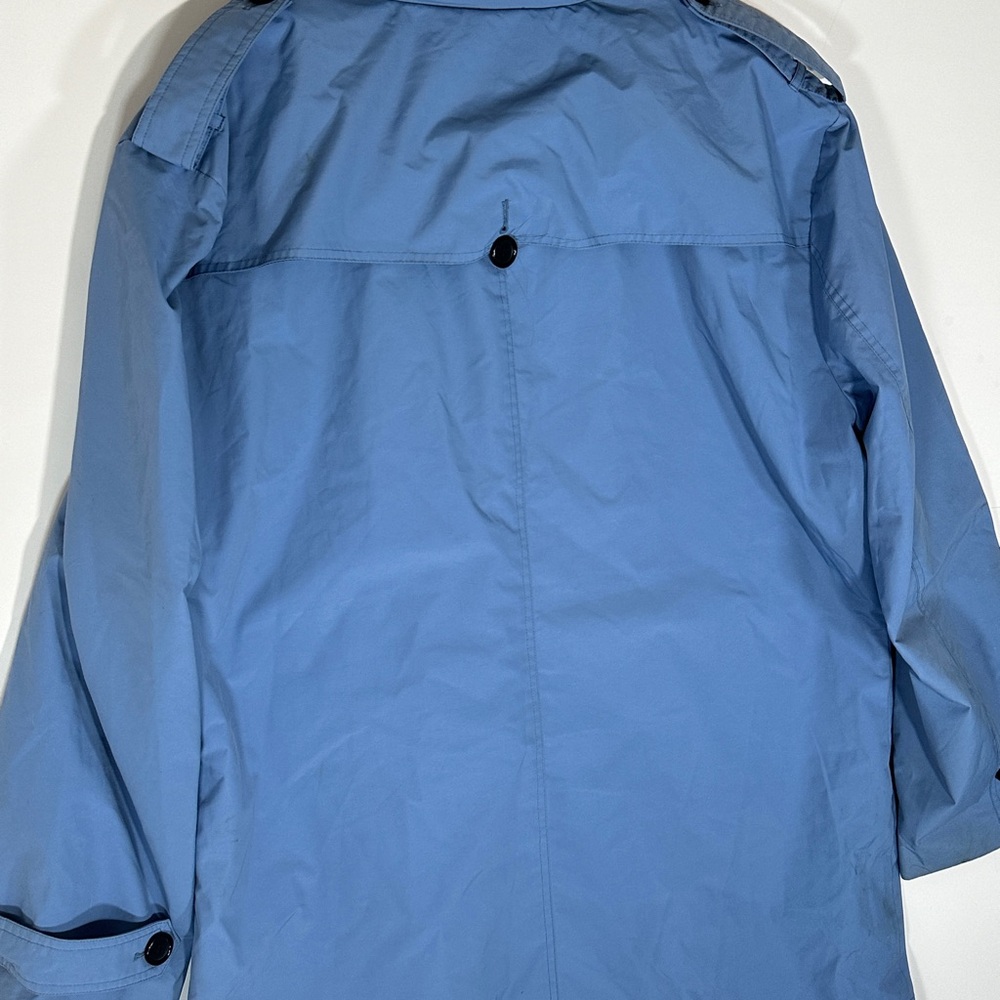 Disney Worldwide Unisex Cast Member Blue Trench Jacket Size XL Employee Coat - Picture 16 of 16